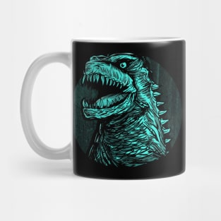 Neon Godzilla Mug